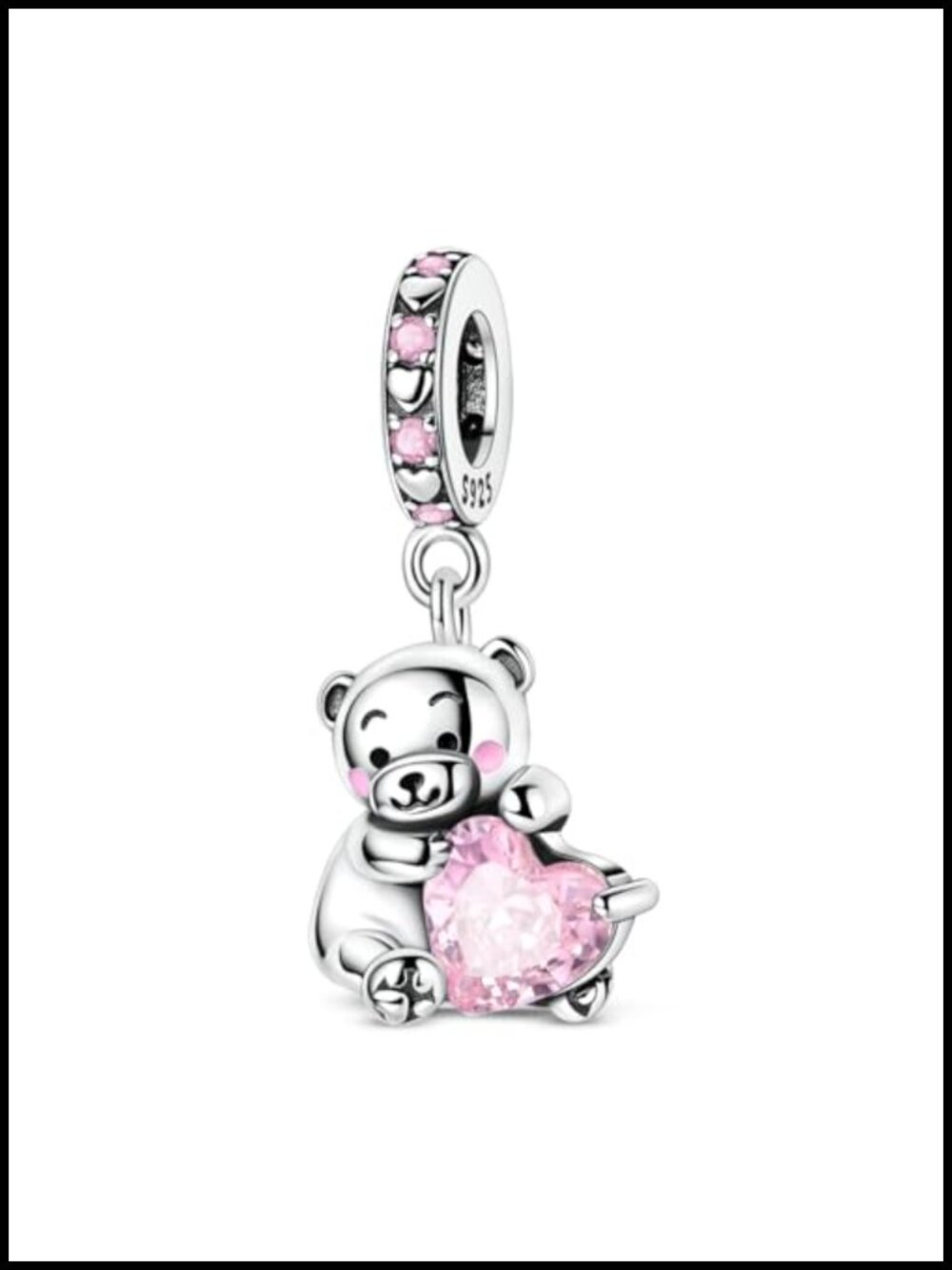 925 Sterling Silver Charm Beads for Bracelets, Dangle Pendants, Whimsical Charm